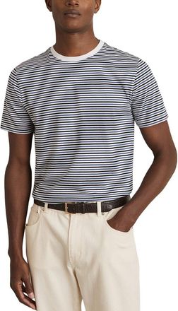 Reiss Bay Mercerised Stripe T-Shirt