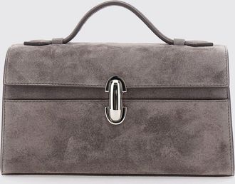 Savette Borsa mini a mano Symmetry in pelle di vitello scamosciata