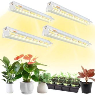 OEM L&aacute;mpara Led De Cultivo T5 De 42 Cm - Espectro Completo 380-800 Nm - Reemplaza Una L&aacute;mpara Hps De 100 W - Ahorro De Energ&iacute;a De Hasta Un 50 % - Aluminio