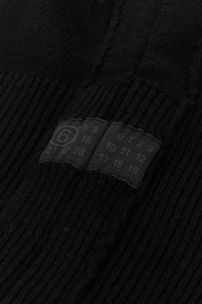 Maison Margiela Womens Cap Wool Blend Balaclava Black Nylon