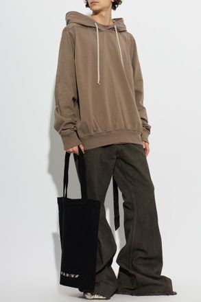 Rick Owens Oversize Sweatshirt, Mens, Brown