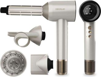 Cecotec Cecotec Secador De Pelo Motor Brushless Y Tecnolog&iacute;a De Plasma Dryglam Waves Champagne. 1600w