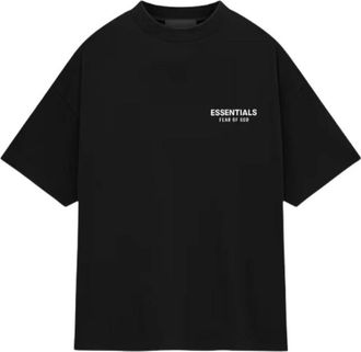 Fear of God Jersey Crewneck T-Shirt - Heren - T-shirts - Zwart - XS - Katoen - Tops