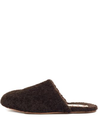 Marni Lammy slippers - Bruin