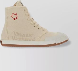 Vivienne Westwood canvas high top sneaker