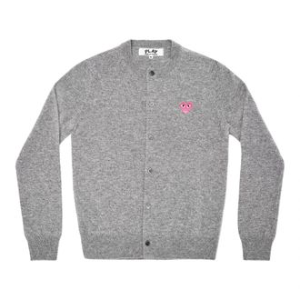Comme Des Gar&ccedil;ons U Ronde Hals Vest - Dames - Vesten - Grijs - XS - Wol - Truien & Vesten