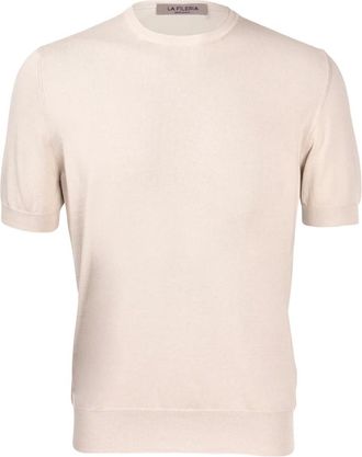 La Fileria Heren, Truien, Beige, Maat: 3XL Katoen