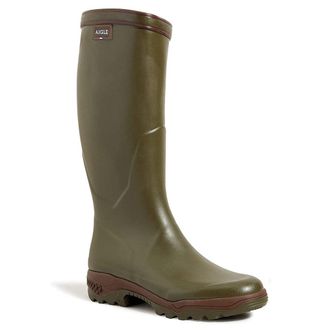 Aigle Parcours 2 Rubber Womens Calf Length Boots - Kaki - Size:UK 5