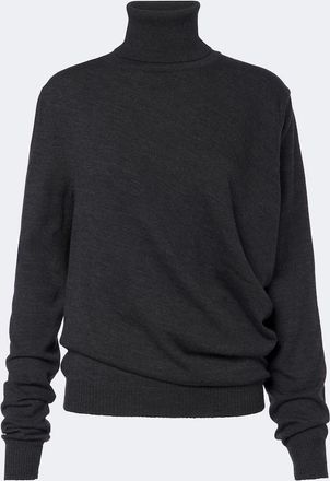 Magda Butrym Draped wool turtleneck sweater