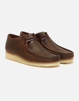 Clarks Mens Clarks Originals - 26156605 MENS WALLABEE BEESWAX - Brown - Size: UK 12 / eur 47 / us 13