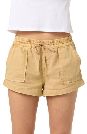 O'Neill Sevie 2 Drawstring Cotton Twill Shorts in Warm Sand at Nordstrom, Size Xx-Large