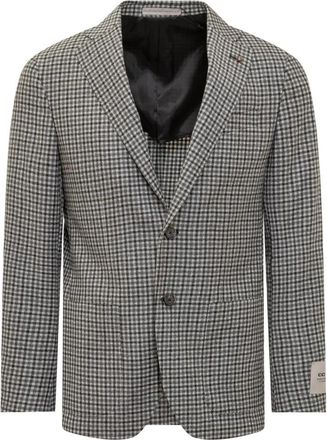 Corneliani Lange Mouwen Jas - Heren - Blazers - Veelkleurig - 2XL - Jassen