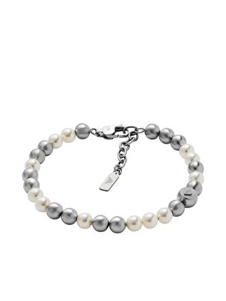 Emporio Armani beaded bracelet - Argento