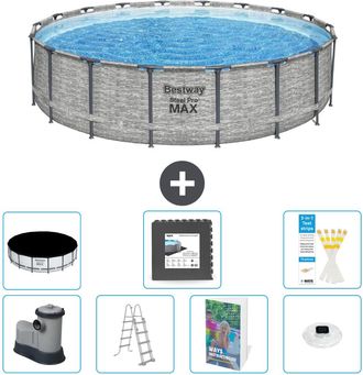 Bestway Piscina Bestway Steel Pro Max Redonda - 549x122 Cm - 8-piezas S608