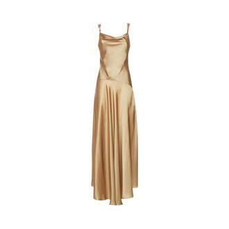 Simona Corsellini Mujer, Vestidos, Beige, Talla: S