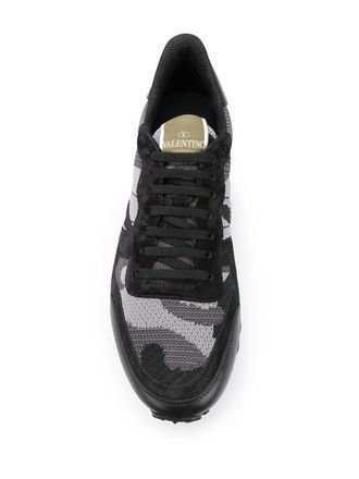 Valentino Garavani Rockrunner Sneaker - Black