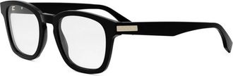 Fendi Authentieke Premium Bril met Topkwaliteit Service - unisex - Brillen - Zwart - 51 MM - Accessoires