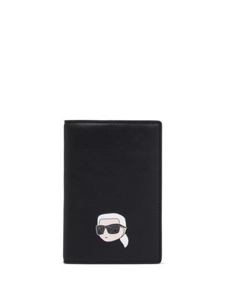 Karl Lagerfeld Ikon paspoorthoes - Zwart