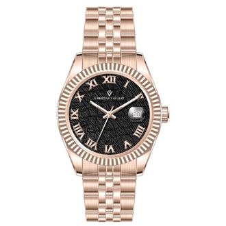 Christian Van Sant Stellar Black Dial Mens Watch CV0705
