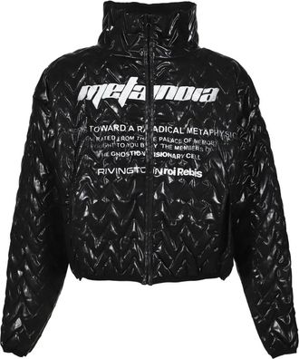 RRR123 Giacca trapuntata con zip - Nero