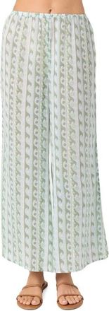 O'Neill Regina Cotton Blend Gauze Cover-Up Pants in Starlight Blue at Nordstrom, Size Small