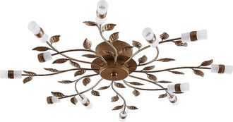 Lindby L&aacute;mpara De Techo Led bentas En Bronce Metal - Lindby