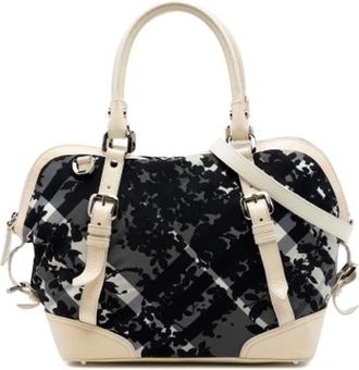 Burberry Pre-owned Foley Satchel - - Pre-owned - Donna - Grigio - ONE SIZE
