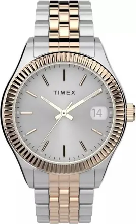 Timex Waterbury Quartz Silver Dial Ladies Watch TW2T87000