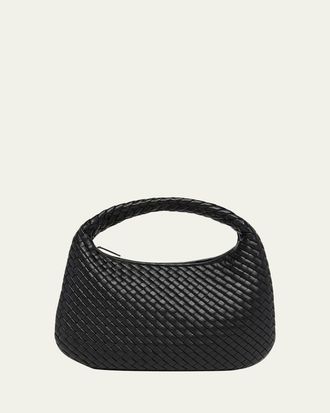 Bottega Veneta Veneta Medium Leather Hobo Bag