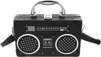 Supvox Womens Black Crossbody Bag Fashionable Shoulder Pouch Casual Female Bag Lightweight for Daily Use