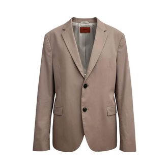 HUGO BOSS Heren, Jassen, Beige, Maat: 2XL Katoen