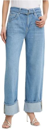 Liu Jo Risvo Jeans - Dames - Regular Fit Jeans - Blauw - W26 - Katoen - Jeans
