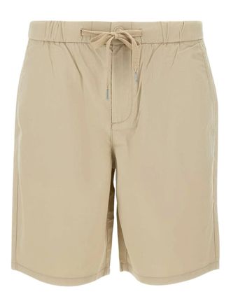 Sun 68 drawstring shorts - men - Cotton/Lyocell - S - Neutrals