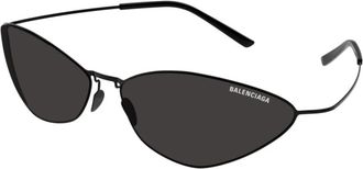Balenciaga Cat Eye Zonnebril - unisex - Zonnebrillen - Zwart - 68 MM - Nylon - Accessoires