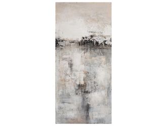 Schubiger M&ouml;bel Bild Abstrakte Variation in Grau und Silber