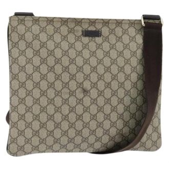 Gucci Pre-owned Cross Body Bags, female, Beige, Size: ONE SIZE Pre-owned Plastic Cross Body Bag