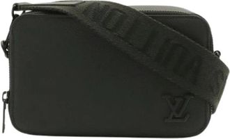 Louis Vuitton Pre-owned Vintage Crossbody Bag - Dames - Vintage Schoudertas - Zwart - ONE Size - Leer - Vintage