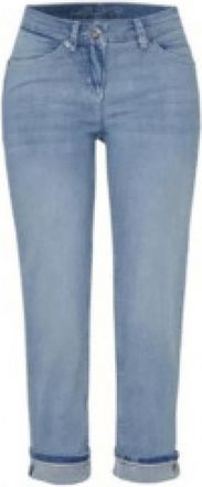 Toni Dames, Jeans, Blauw, Maat: M