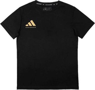 adidas Sports T-Shirt Asia Sizing Black Gold ADICLTS24CTK-BG