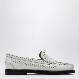 Sebago Classic Dan loafer white with studs