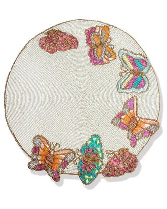 Tiramisu Flutter Garden Beaded Placemat