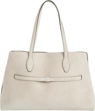 Toteme Suede Lounge Tote - Dames - Shoppers - Beige - ONE Size - Leer - Tassen