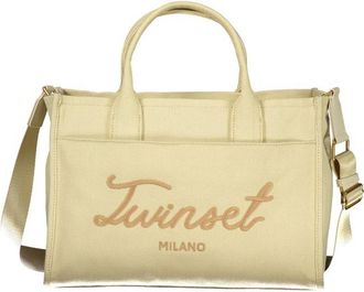 Twinset Beige Cotton Women Womens Tote