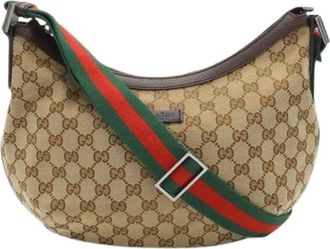 Gucci Borsa a spalla Pre-owned GG Canvas - - Pre-owned - Donna - Beige - ONE SIZE