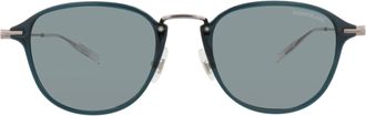 Montblanc Round-Frame Injection Sunglasses
