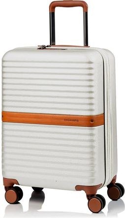 Champs Luggage Vintage II 20-Inch Hardside Spinner Carry-On in Ivory at Nordstrom Rack