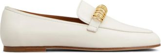 Tod's leather loafers - women - Calf Leather/Calf Leather/Calf Leather - 39.5 - White