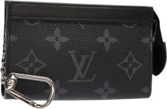Louis Vuitton Pre-owned Wallets, female, Black, Size: ONE SIZE Pre-owned Canvas Wallet