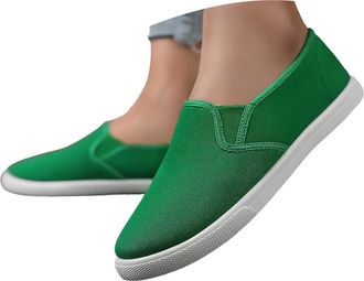 Generic Low-Top Slip Ons Shoes Womens Fashion Sneakers Casual Canvas Sneakers for Women Comfortable Flats Breathable Padded Insole Slip on Sneakers Women Low 