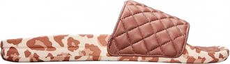 Athletic Propulsion Labs Womens Lusso Slide Sandal In Beachwood/leopard